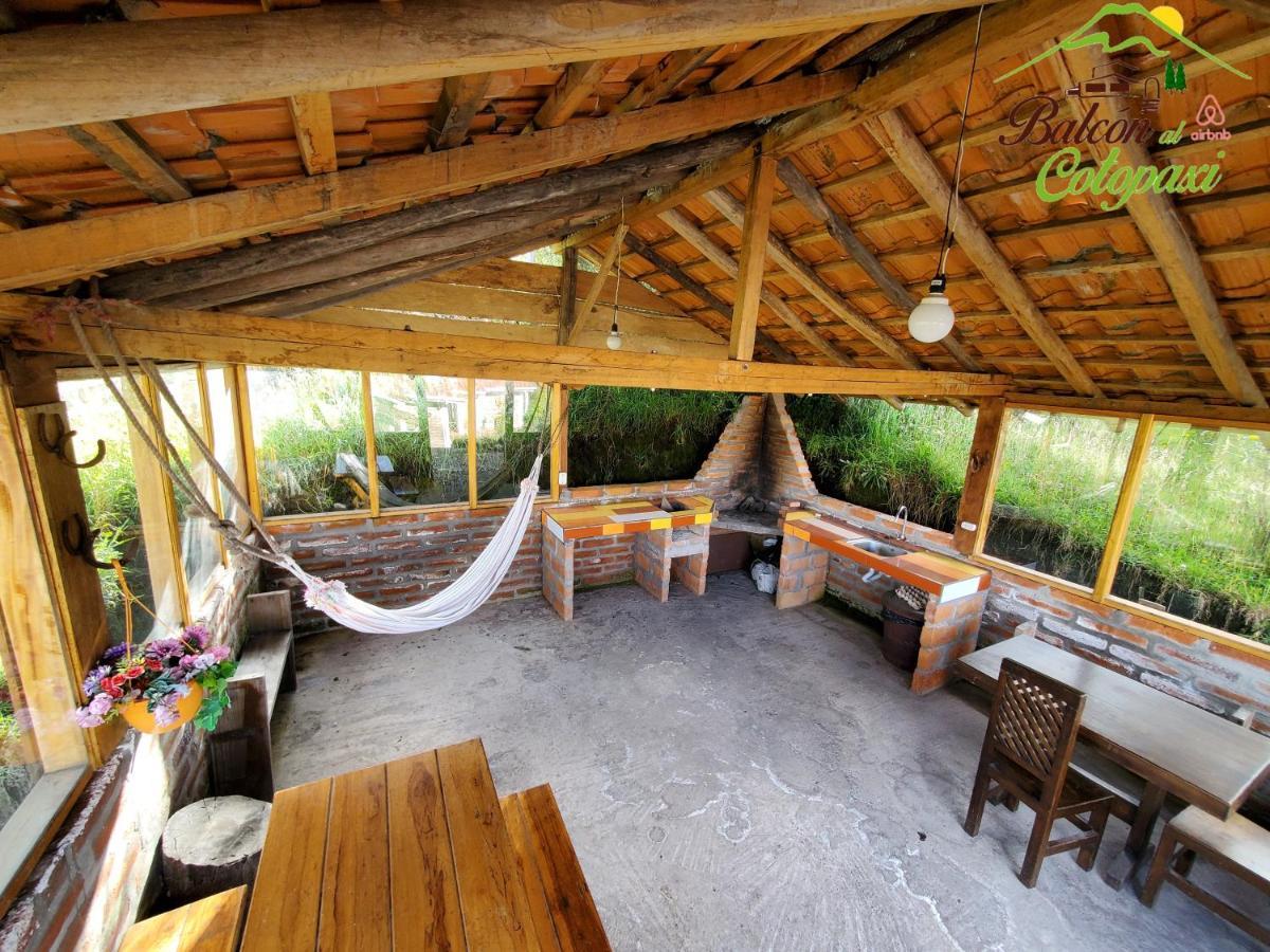 Balcon Al Cotopaxi Hosteria Sangolquí エクステリア 写真