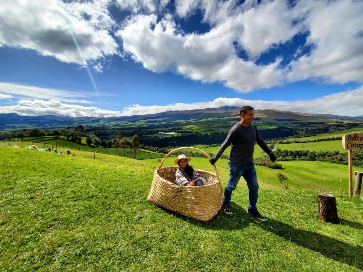 Balcon Al Cotopaxi Hosteria Sangolquí エクステリア 写真