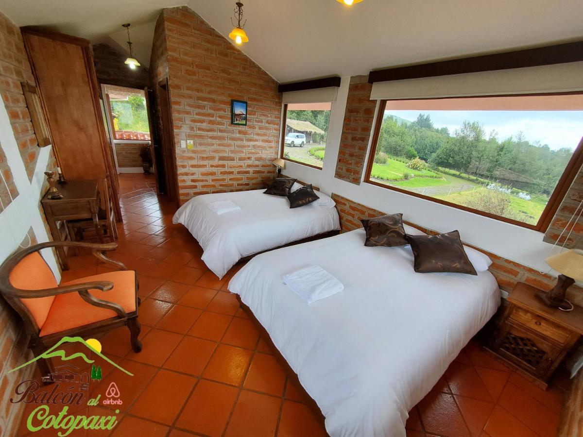 Balcon Al Cotopaxi Hosteria Sangolquí エクステリア 写真