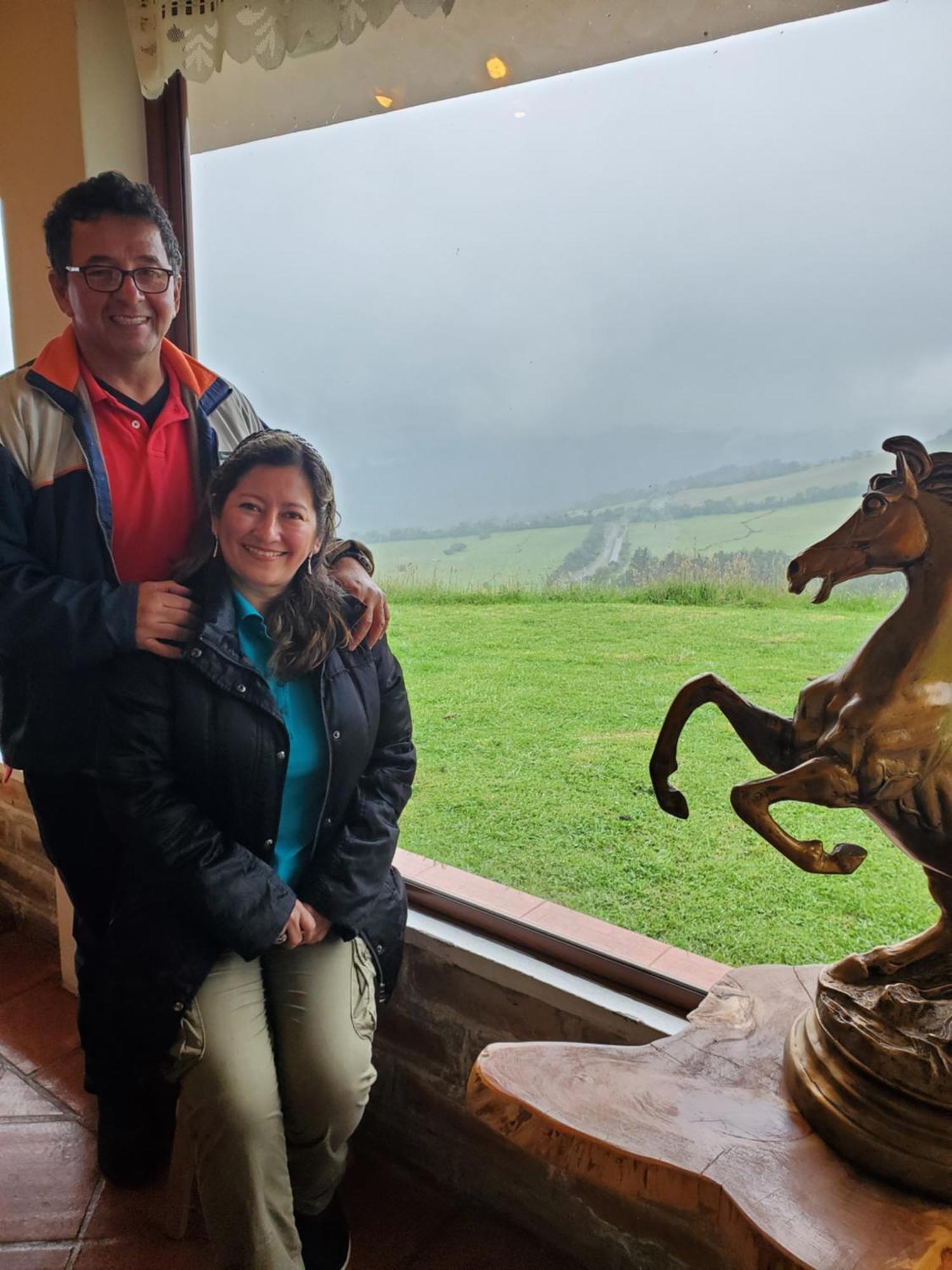Balcon Al Cotopaxi Hosteria Sangolquí エクステリア 写真